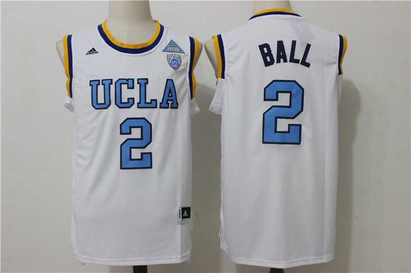 UCLA Bruins #2 Lonzo Ball White College Basketball Jersey,We sell and wholesale UCLA Bruins #2 Lonzo Ball White College Basketball Jersey on line form chian!